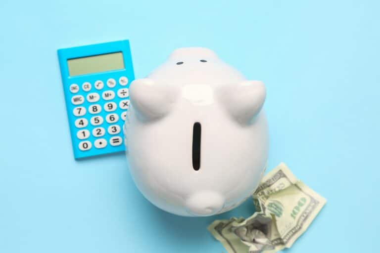 tirelire calculatrice billet